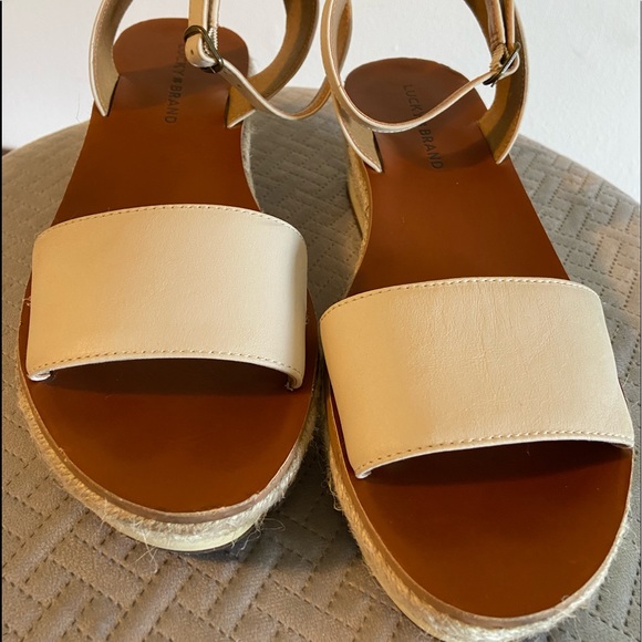 Lucky Brand Jeneka Espadrille Platform Sandals - Picture 7 of 7